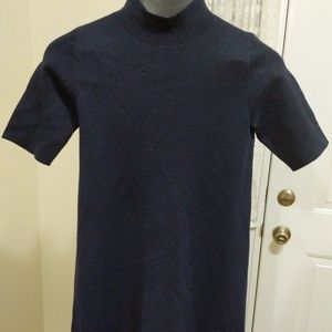 Ann Taylor Extra Fine Wool Mock Neck Dress, NWT